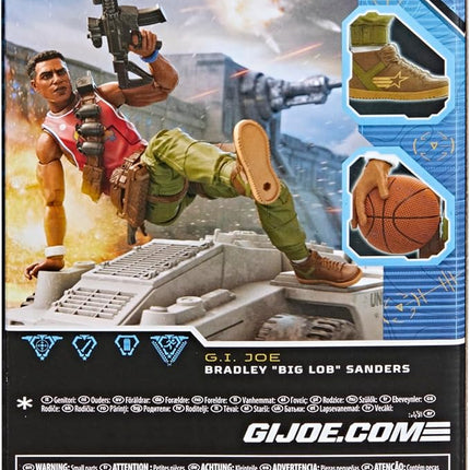 G.I. Joe Classified Series #189, Bradley “Big Lob” Sanders, Collectible 6 Inch Action Figure with 8 Accessories