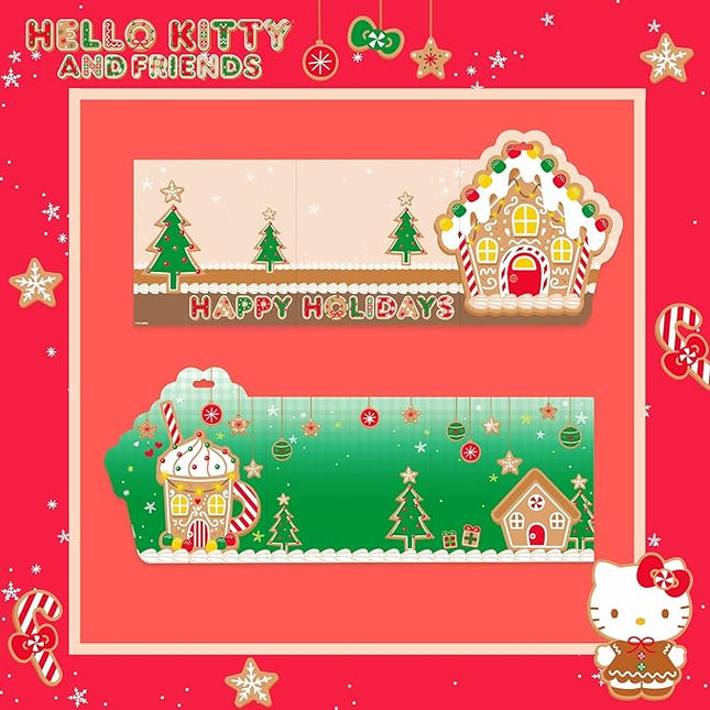 Hello Kitty and Friends Holiday Puffy Sticker Playset, Includes Over 30 Hello Kitty Stickers, 2 Sticker Play Scenes, Reusable Stickers for Kids, Sanrio Stuff, Reusable Sticker Book, Travel Toys