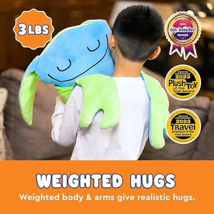 Weighted Plush Toy – Machine Washable Calming Stuffed Animal for Kids – Arms and Body are Weighted to Give a Realistic Hug – Soft Companion for Playtime, Naptime & Travel