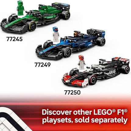 LEGO Speed Champions Kick Sauber F1 Team C44 Race Car Toy - Building Set for Kids, Boys & Girls, Ages 10+ - Toy Car for F1 Fans - Gift Idea for Birthday - 77247