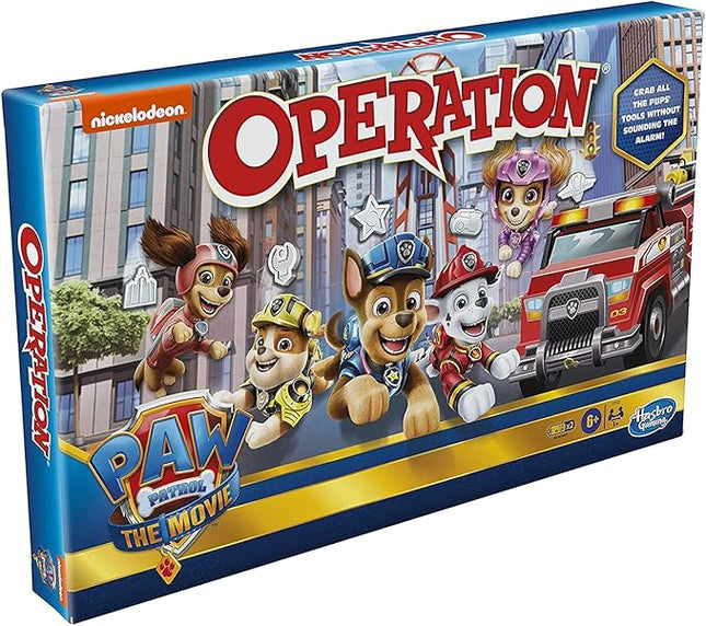 Operation Game: Paw Patrol The Movie Edition Board Game for Kids Ages 6 and Up, Nickelodeon Paw Patrol Game for 1 or More Players