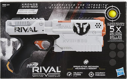 Hasbro Nerf Rival Kronos XVIII 500 Spring-Action Blaster | White