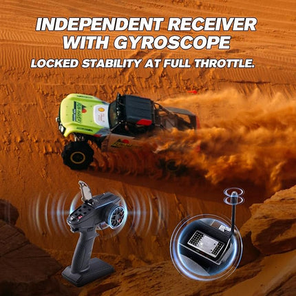 FMS 1/7 Ford Bronco RTR EB Fast RC Truck – Licensed by Ford & RTR Vehicles, 80km/h Short Course Truck, 4WD Brushless RC Car, CNC Metal Parts, Off-Road Rock Crawler 4x4 for Adults (2025 Paint Scheme)