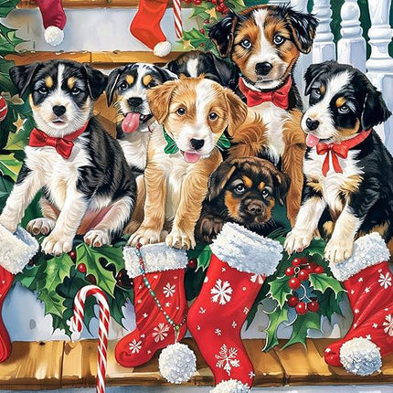 Christmas Puzzle 100 Piece Puzzles For Kids Christmas Dogs Puzzle 100 Piece Puzzle Christmas Puppies Puzzles 100 Piece Puzzles For Adults Christmas Puzzles Puppies 100 Piece Puzzles For Kids Ages 6-10