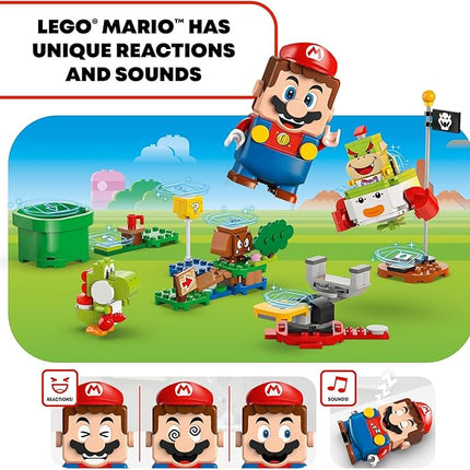 LEGO Super Mario Adventures with Interactive Mario, Bowser Jr.’s Clown Car Playset Vehicle, Yoshi Toy, Mario Playset, Nintendo Toy Gift for Boys, Girls and Gamers Ages 6 and Up, 71439