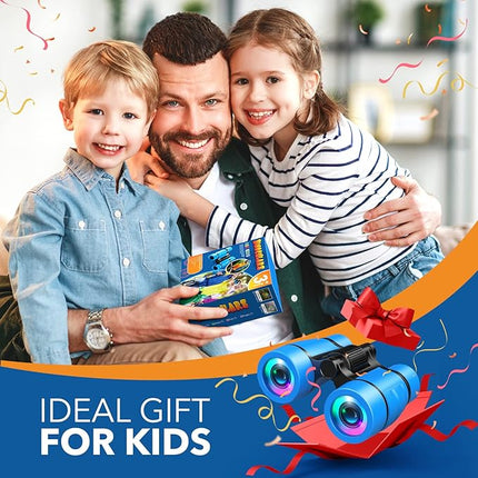 Toys for 3-7 Year Old Boys: LET'S GO! Binoculars for Kids with Bird Watching Manual Easter Birthday Gifts for 4 5 6 7 8 Year Old Boy Girls Outdoor Toy for Kid Ages 5-7 Toddler Camping Telescope