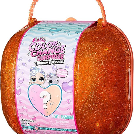 L.O.L. Surprise! Color Change Bubbly Surprise Orange with Exclusive Doll & Pet