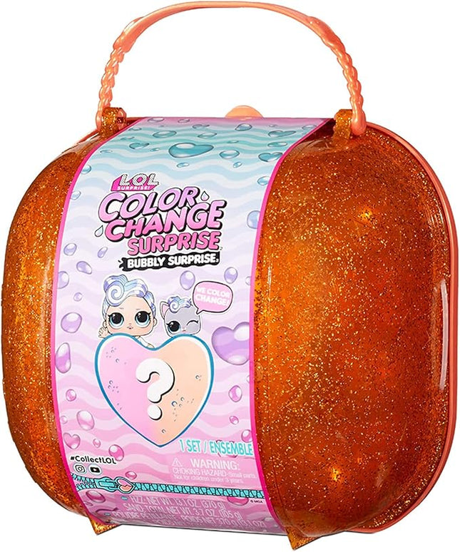 L.O.L. Surprise! Color Change Bubbly Surprise Orange with Exclusive Doll & Pet