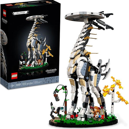 LEGO Horizon Forbidden West: Tallneck 76989 Building Set - Aloy Minifigure & Watcher Figure, Featuring Minifigure Accessories from The Game, Collectible Gift Idea for Teens, Adults, Men, Women