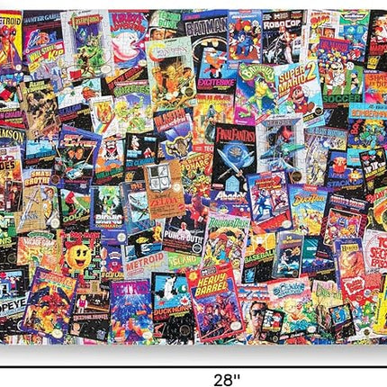 8-Bit Armageddon Retro Video Game Puzzle for Adults and Kids | 1000 Piece Jigsaw Puzzle Toy | Interactive Brain Teaser for Family Game Night | 28 x 20 Inches