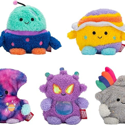 BumBumz 4.5-inch CosmicBumz Plush 5-Pack - Cosmic Shooting Star Sandra, Martian Major, Cosmic Moon Mo, Rocket Ship Rafa, Saturn Santino - from The Makers of Original Squishmallows