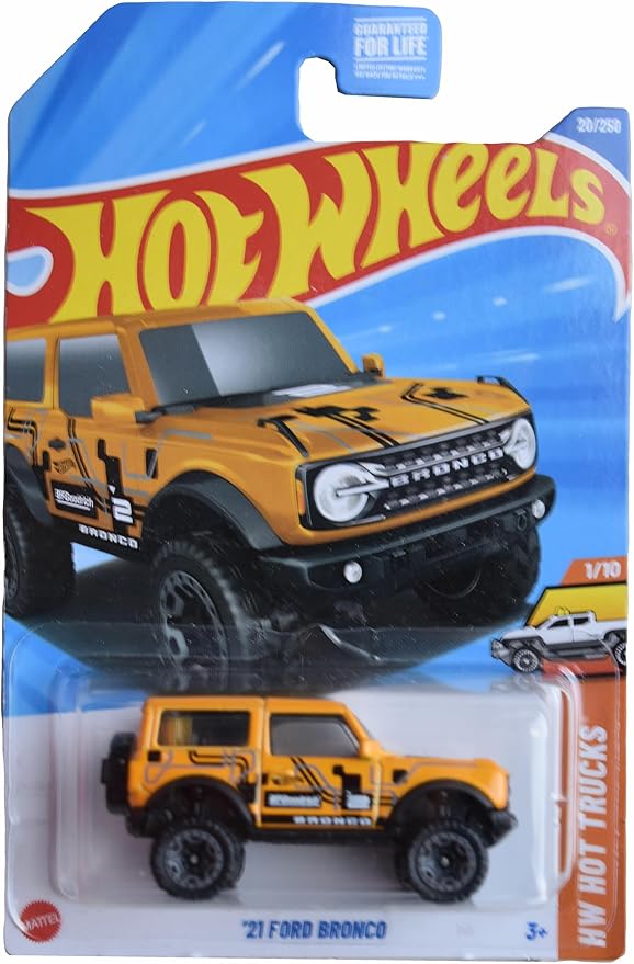 Hot Wheels '21 Ford Bronco, HW Hot Trucks 1/10 [Yellow] 20/250