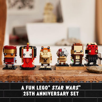 LEGO Star Wars BrickHeadz The Phantom Menace - Collectible Star Wars Figures of Annakin, Darth Maul, & More - Gift for Fans - 40676