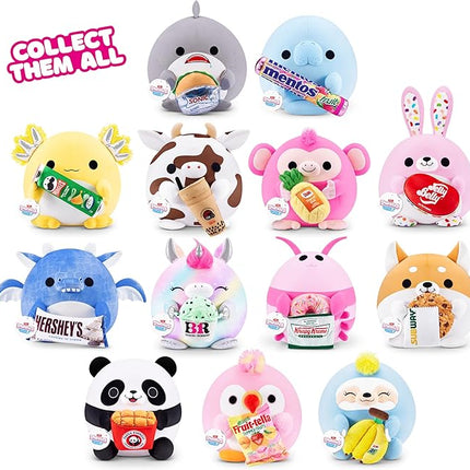 Snackles Series 2 8-inch by ZURU Cuddly Squishy Comfort 8-inch Plush with Licensed Snack Brand Accessory (Unicorn&Baskin-Robbins