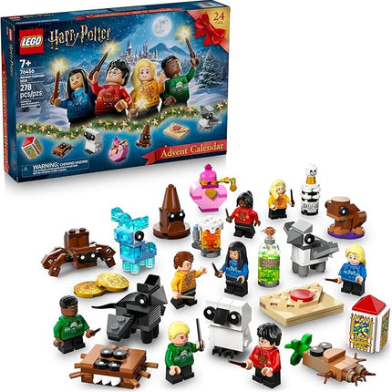 Lego Harry Potter Advent Calendar 2025 Kids Toy - Holiday Countdown for Boys & Girls, 7+ - 24 Buildable Surprises, Including Harry, Draco & Luna Minifigures - Kids Gift Idea for Christmas - 76456