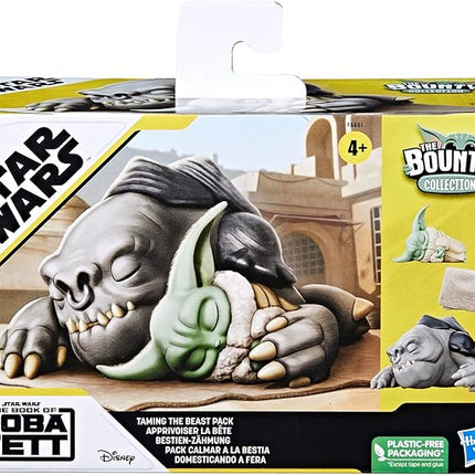 STAR WARS The Bounty Collection Taming The Beast Pack, Rancor & Grogu Mini Action Figures, 2.25-Inch Scale Toys for 4 Year Old Boys & Girls