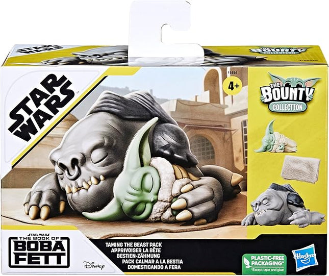 STAR WARS The Bounty Collection Taming The Beast Pack, Rancor & Grogu Mini Action Figures, 2.25-Inch Scale Toys for 4 Year Old Boys & Girls