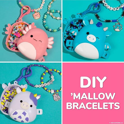 Squishmallows Original Bracelet Bundle, Bracelet Making Kit, Friendship Bracelet Kit, Charm Bracelet, Charm Bracelet Making Kit, Gifts for Girls, 7 Year Old Girl Birthday Gifts, Teen Girl Crafts