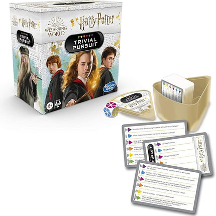 Hasbro Gaming Trivial Pursuit: Wizarding World Harry Potter Edition Compact Trivia Game, 2+ Players, 600 Trivia Questions, 8+ (Amazon Exclusive)