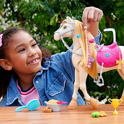 Barbie Horse with Sounds, Music & Accessories, Inspired The Great Horse Chase, Toy Moves, Dances & Blinks Eyes