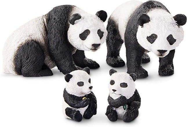 Terra by Battat – 4 Pieces Giant Panda Family – Realistic Plastic Animal Figures – Zoo Animal Toys – Educational Figures for Kids – Inspires Imaginative Play – Perfect for Toddlers – 3+ Years