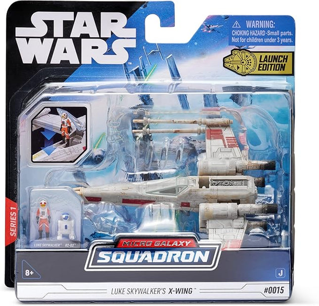 Star Wars 5-Inch X-Wing Starfighter Vehicle with Luke Skywalker & R2-D2 Micro Figures