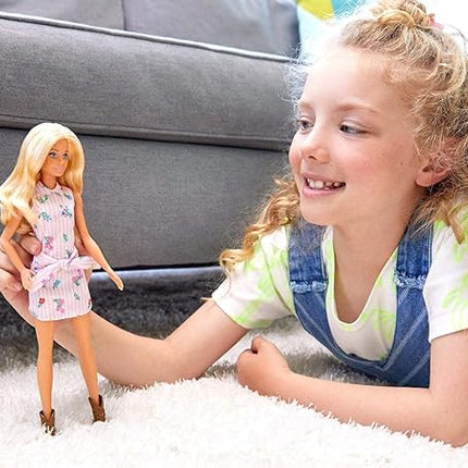 Barbie Fashionistas Doll with Long Blonde Hair - Floral Outfit