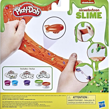 Play-Doh Nickelodeon Slime Rockin' Mix-ins Kit for Kids 4 Years and Up with 5 Colors and 3 Mix-in Bead Varieties, Non-Toxic