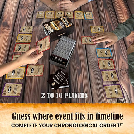 QUOKKA USA History & Personality Board Card Game - Istoria 500 Trivia Cards Double-Sided Deck - Fun Educational Trivia Games for Adults, Friends & Family Night - Ages 15+