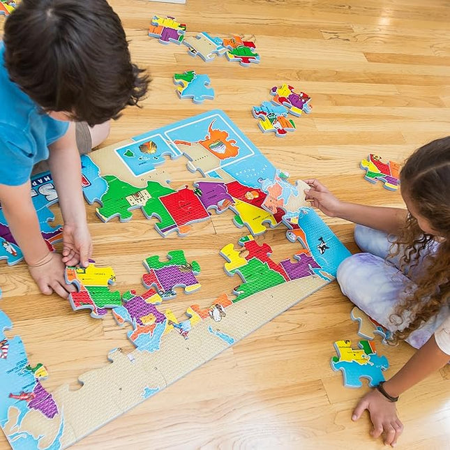 Educational Insights U.S.A. Foam Map Puzzle