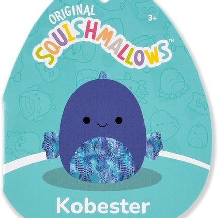 Squishmallows Original 8in Kobester The Blue Betta Fish – Official Jazwares Plush (Little)