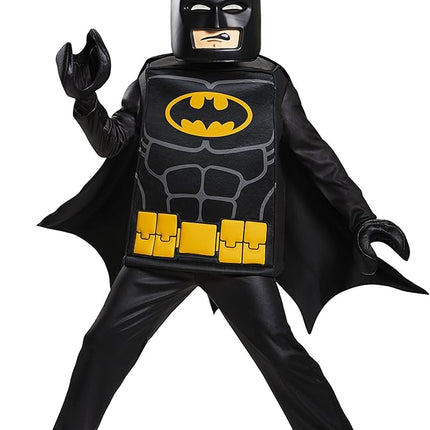 Batman Lego Movie Deluxe Costume, Black, Medium (7-8)