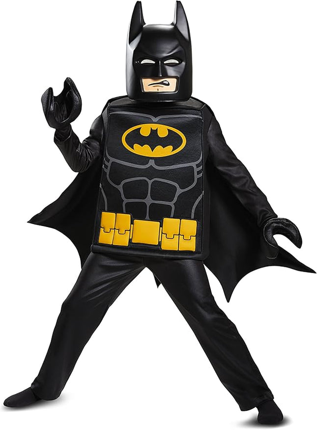 Batman Lego Movie Deluxe Costume, Black, Medium (7-8)