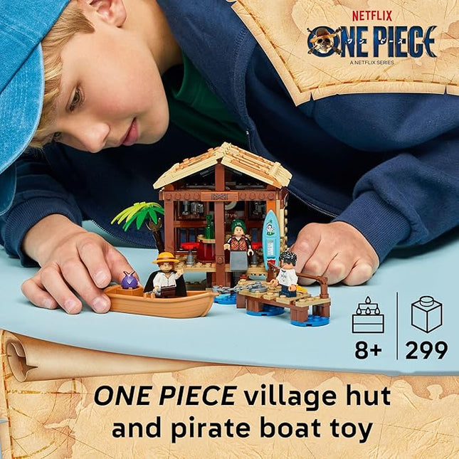 Lego ONE Piece Windmill Village Hut Building Blocks - Pretend Play Building Toy for Boys & Girls, Ages 8+ - Toy Figures & Playset for Anime Fans - Gift Idea for Birthdays - 75636