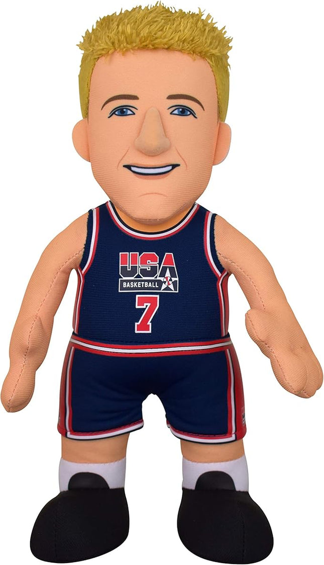 Bleacher Creatures USA Basketball Larry Bird 10" Plush Figure- A Dream Teamer for Play or Display