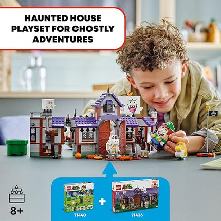 LEGO Super Mario King Boo's Haunted Mansion - Building Toy for Kids Ages 8+ - Mario Toy W/ 4 Minifigures - Gift for Boys, Girls, & Gamers - 71436