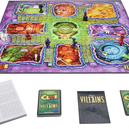 Hasbro Gaming Clue: Disney Villains Edition Board Game for Kids Ages 8+, 2-6 Players (Amazon Exclusive)
