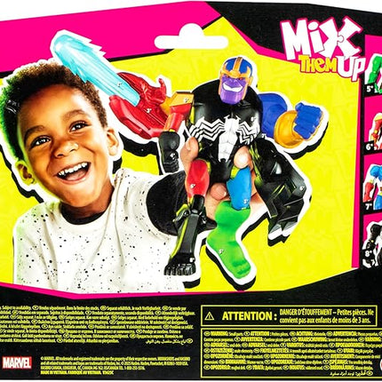 Avengers Marvel MixMashers Thanos Custom Mix-and-Match Deluxe Action Figure & Accessories, 5-Inch-Scale Super Hero Toys for Kids Ages 4+