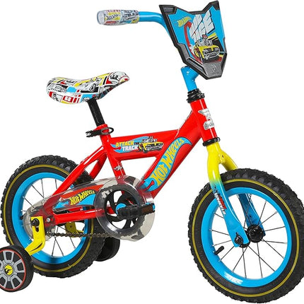 Dynacraft Hot Wheels 12" Children's Bike – Exciting, Red Design, Sturdy and Durable, Perfect for Kids Learning to Ride, Easy to Assemble, Ideal for Young Riders Ages 3-5 Years