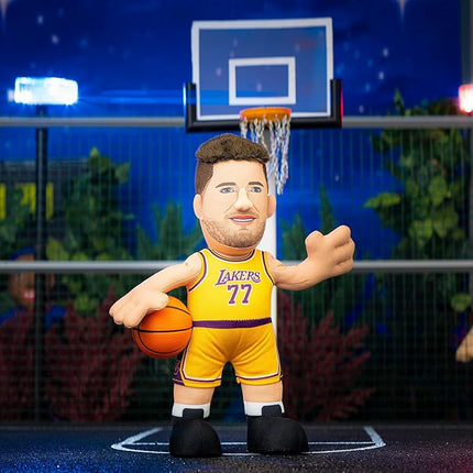 Bleacher Creatures Los Angeles Lakers Luka Doncic 10" Plush Figure – NBA Player Plush for Play or Display