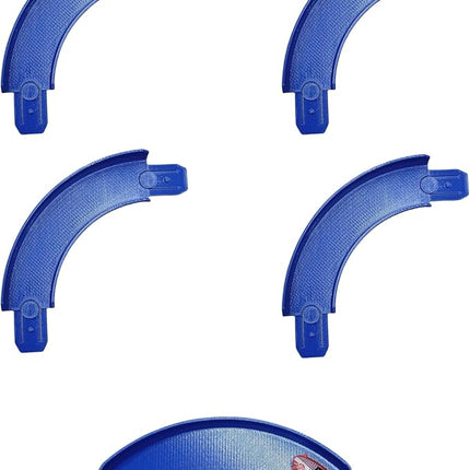 Track Connectors Pieces Compatible with Hot Wheels,90 Degree,Size L,4 Packs