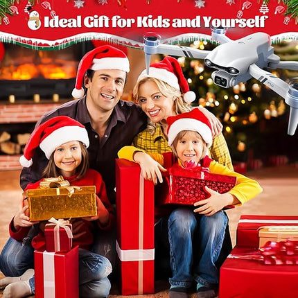 Drone with Camera for Adults, 4K UHD GPS RC Drone Brushless Motor, Smart FPV Foldable Quadcopter for Beginners, 5G WIFI Transmission, Auto Return, Follow Me, Waypoints, Altitude Hold, 30 Mins Flight Time,for Boys Girls