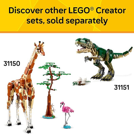 LEGO Creator 3 in 1 Medieval Dragon Toy - Building Toy with 3 Build Options, Dragon, Sea Serpent, or Phoenix - Fantasy Set for Kids, Boys and Girls, Ages 9+ - Gift Idea for Birthdays - 31161