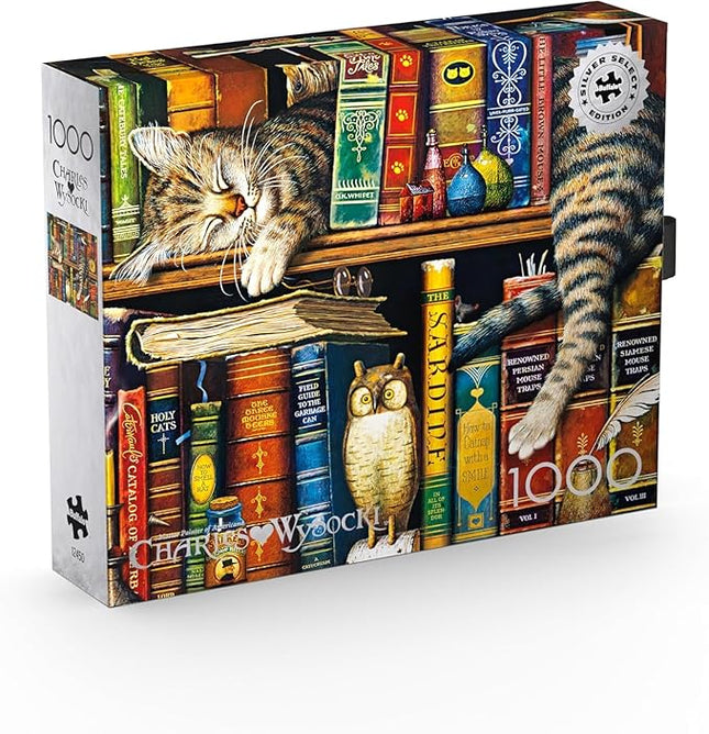 Buffalo Games - Charles Wysocki - Frederick The Literate - 1000 Piece Jigsaw Puzzle for Adults -Challenging Puzzle Perfect for Game Nights - Finished Size is 26.75 x 19.75