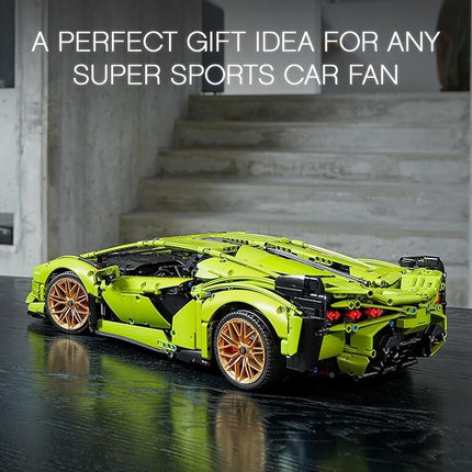 LEGO Technic Lamborghini Sián FKP 37 Building Sets for Adults - Detailed Lamborghini Model Car Kit for Men & Women, Ages 18+ Years - Display in Room as Decor - 42115