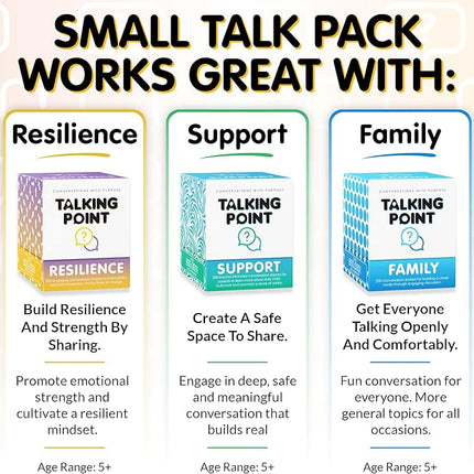 200 Icebreaker Conversation Cards - Improve Your Small Talk & Make Deep Connections - Perfect for Parties, Gatherings & More - Always Have Something to Say - Discuss Fun Questions & Interesting Topics