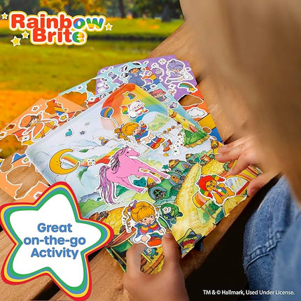 Rainbow Brite Magnetic Playset, 75 Characters & Accessories, Reusable Storage Tin and Play Scene, Fun Toddler Toys, Mess Free Travel Games & Road Trip Essentials, 4 Year Old Girl Birthday Gifts
