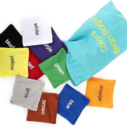 Educational Insights Colors Bean Bags - Color Sorting Toys for Toddlers, Manipulatives for Preschoolers Learning Colors, Toddler Learning Toys, Hands-On Activities for Preschool Classroom, Ages 3+