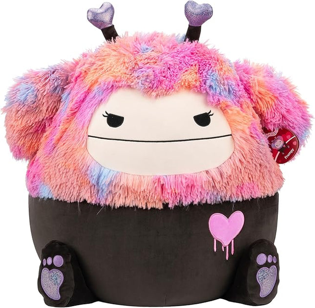Squishmallows Original 20in Frumpy The Pink and Black Bigfoot – Official Jazwares Plush (Jumbo)