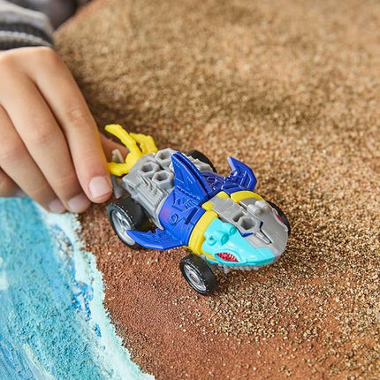 Transformers CYBERWORLD Sky-Byte Cyber Changers 4-Inch Action Figure, Quick Change to Car Mode, Robot Toys for Boys and Girls 6 and Up